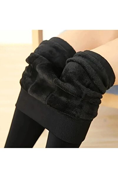 TRİYONA GLOBAL Γυναικείο θερμικό κολάν Χειμερινό βελούδινο εσωτερικό κολάν ψη...