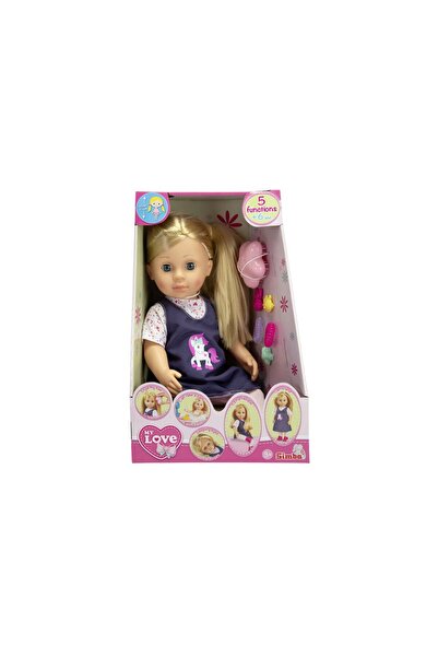 Simba PAPUSA MY LOVE INTERACTIVA CU ACCESORII 43CM