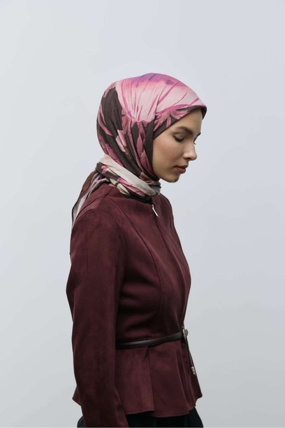 Modakaşmir Roselith Desen Bambu Eşarp