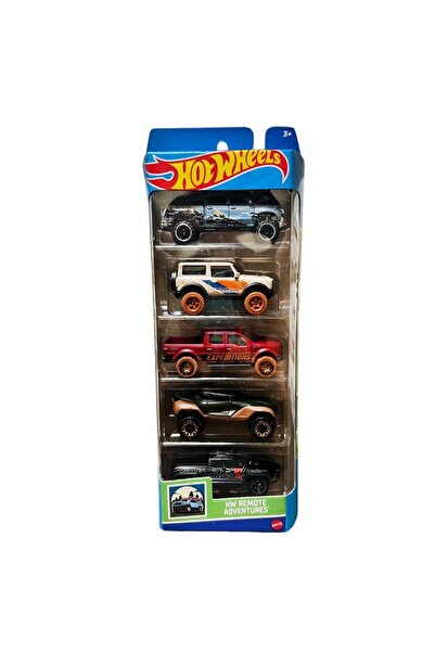 Evelise SET 5 MASINI HOT WHEELS REMOTE ADVENTURES