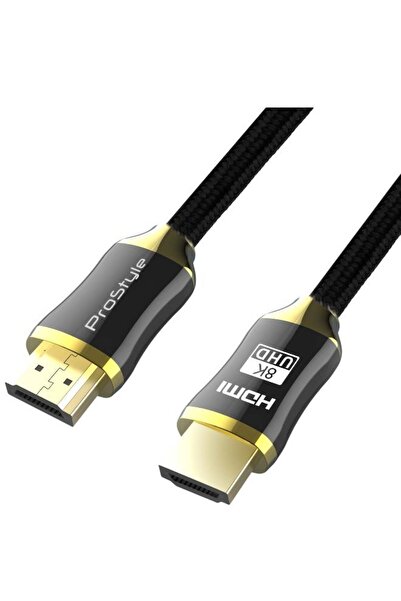 Prostyle كابل HDMI 4K بطول 2 متر 2.0 عالي السرعة 48 جيجابت في الثانية Ultra HD 4K 60 هرتز، سلك HDMI إلى HDMI مضفر من النايلون مع