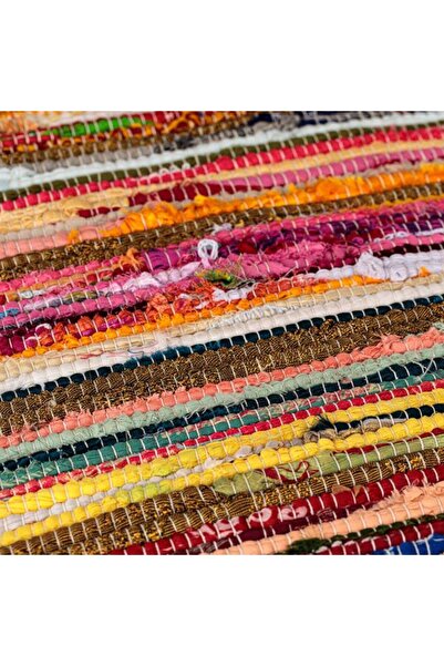 Davida Dreams Traditional carpet, cotton braids, 120x90 cm, multicolor