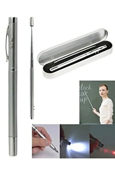 Luminoo LAZER KALEM ÇOK FONKSİYONLU ANTEN+FENER , İŞARET KALEMİ KUTULU