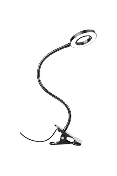 Generic Yelajoy Desk Clip on Lamp for Reading Home Office, 10 Dimmable Brightness 3 Modes, Clamp Light for