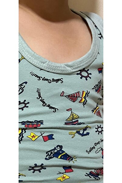 İSY İÇ GİYİM Boy's Patterned Undershirt 6-Pack Economical Pack