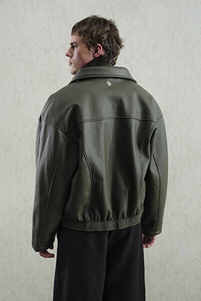 GIESTO ΔΕΡΜΑΤΙΝΟ ΜΠΟΥΦΑΝ ΜΕ ΥΦΗ ΧΑΚΙ