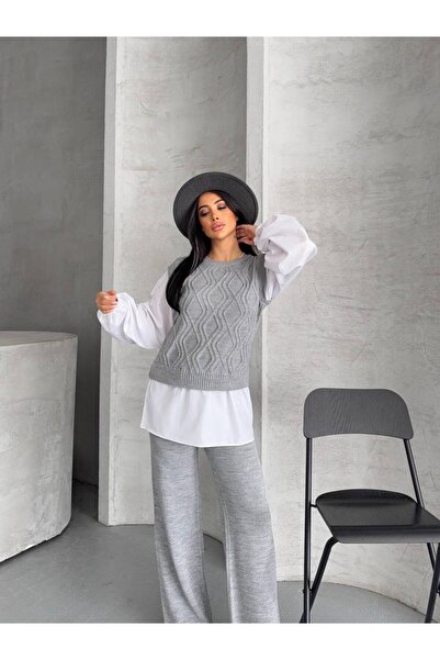 GİYSİ DÜNYASI 57 Triko Kumaş Süveter Gömlek Pantalon Tk