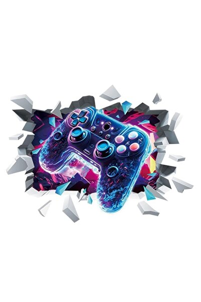 Generic Brand 3D Gaming Wall Stickers, Gamer Controller Gaming Posters, Wall ...