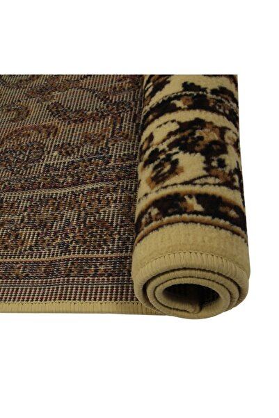 Davida Dreams Decorative rug, Persian design, thread height 6 mm, 80 x 140 cm, brown with black