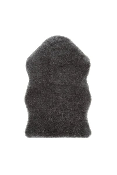 Davida Dreams Faux fur rug, soft, warm and comfortable, 85x55 cm, gray