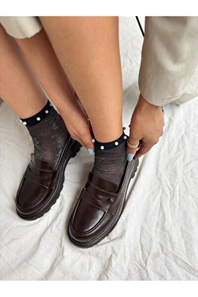 HCO Kaymaz Taban Kadın Oxford Loafer Ayakkabı