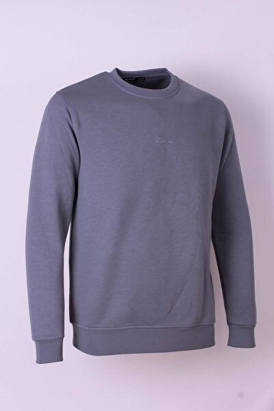 trender Ανδρικό φούτερ με λαιμόκοψη O, 3 νήματα, σκούρο μπλε 5012