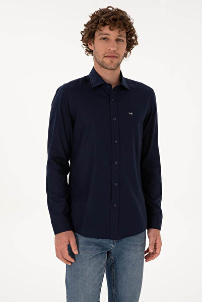 U.S. Polo Assn. Cedrop025K Lacivert Erkek Gömlek 2225552