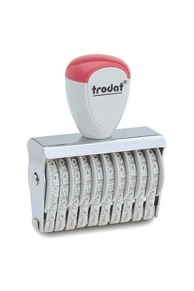 Trodat رقم التسلسل 15410، 4 مم، 10 أرقام