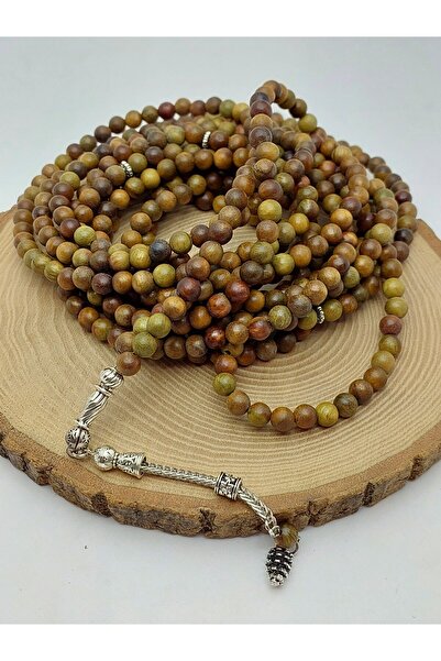 Yasamtohumu Yeşil Sandal Ağacı 500'lük Zikir Tesbihi 6mm (56912)