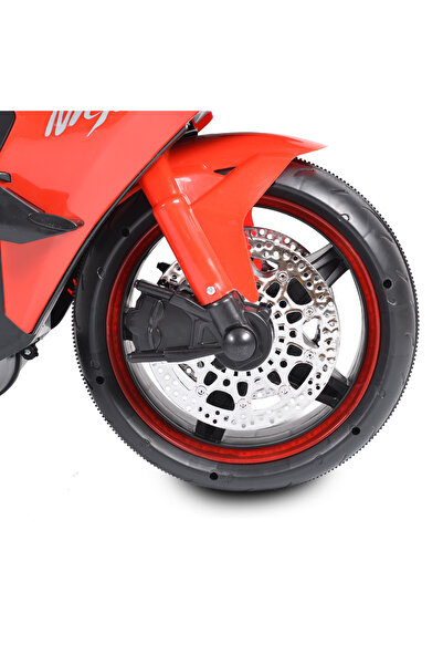 NOVOKIDS NOVOKIDS™ Ninja Premium Motocross Battery-Powered Electric Motorcycle for Kids, Red