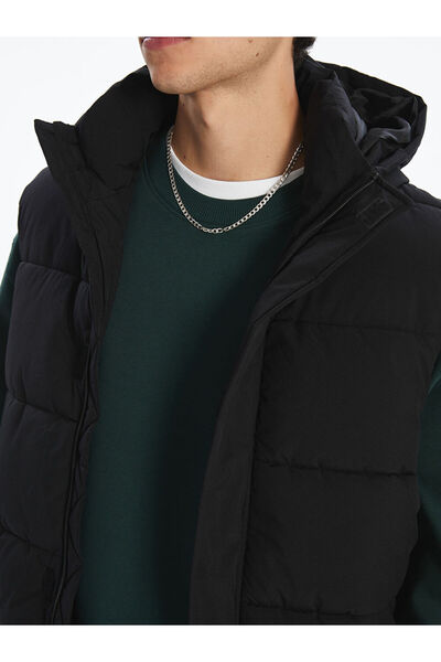 LC Waikiki Sparkling Choices from Shining Store | Standard Mold Hooded Men's Inflatable Vest