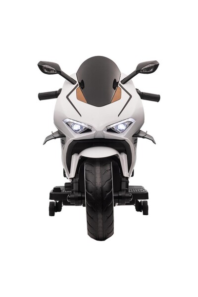 NOVOKIDS NOVOKIDS™ Super Rider GP Battery-Powered Electric Motorcycle for Kids, White