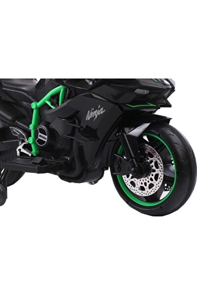 NOVOKIDS NOVOKIDS™ Ninja Premium Motocross Battery-Powered Electric Motorcycle for Kids, Black