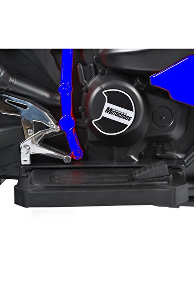 NOVOKIDS NOVOKIDS™ Ninja Trio Motocross Battery-Powered Electric Motorcycle for Kids, Blue