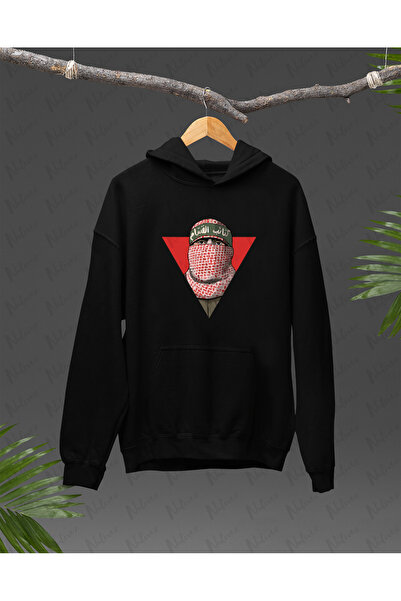 Nulivez هودي كبير الحجم للجنسين بتصميم فلسطيني مطبوع عالي الجودة