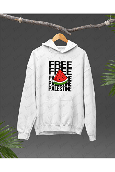 Nulivez هودي كبير الحجم للجنسين بتصميم فلسطيني مطبوع عالي الجودة