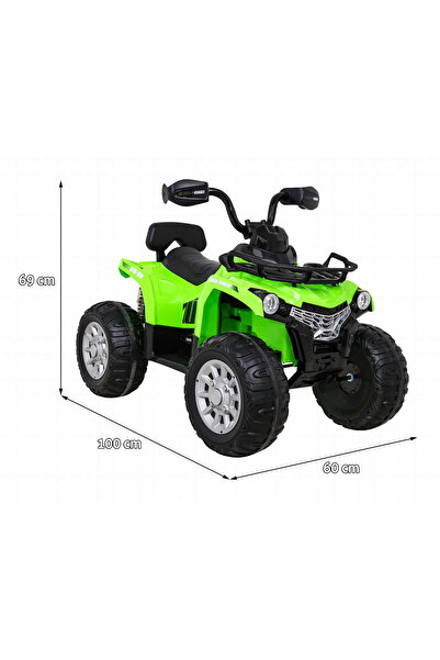 NOVOKIDS NOVOKIDS™ Madness Quad PRO Battery-Powered Electric ATV for Kids, Green
