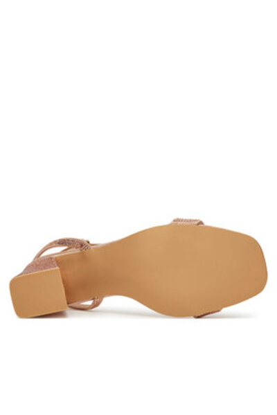 ONLY Shoes Γυναικεία Σανδάλια ροζ ΜΟΝΟ-15340872 ΡΟΖ ΧΡΥΣΟ ΧΡΩΜΑ