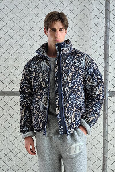 GIESTO ΜΠΟΥΦΑΝΤΑ ΜΕ ΣΧΕΔΙΟ ΒΕΛΟΥΔΙΝΟ ΦΟΡΜΑΡΙΣΤΟ ΣΚΟΥΡΟ ΜΠΛΕ