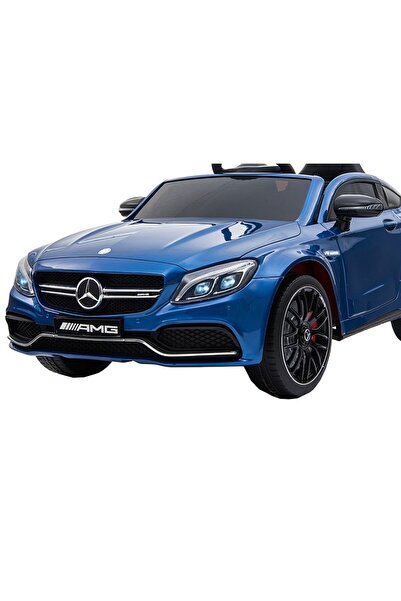 NOVOKIDS NOVOKIDS™ Mercedes C63S AMG Coupe Battery-Powered Electric Car for Kids, Blue