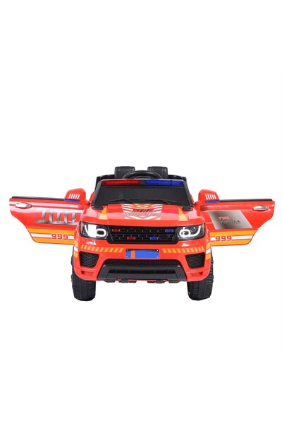 NOVOKIDS NOVOKIDS™ Police Squad SUV Battery-Powered Electric Police Car for Kids, Red