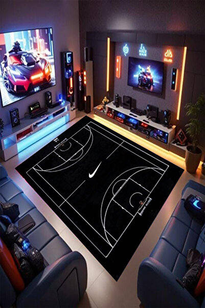 Reyhani NIKE SAHA Desenli Kaymaz Taban Makinede Yıkanabilir Gaming Oyuncu Gam...