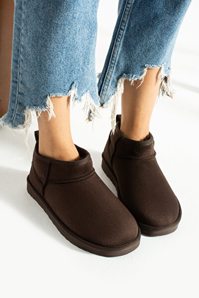 FUES Kadın İçi Kürklü Sıcacık Bot