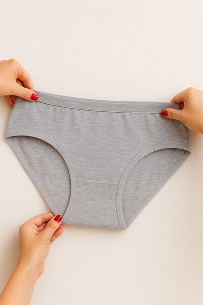 ExLove 3 Adet Kadın Pamuklu Bato Külot Set - Rahat & Nefes Alan Kumaş