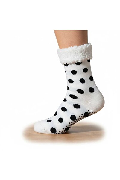 Aware Time Christmas Themed Fleece-Lined Non-Slip Sole Knee-High Socks