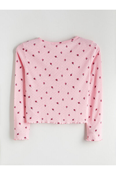 LC Waikiki LCW DREAM Petite Bisiklet Yaka Çiçekli Kadın Pijama Takımı