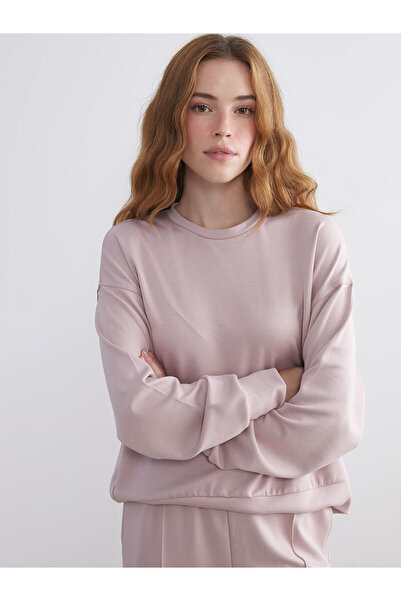 LC Waikiki طاقم الرقبة البلوز المرأة كبيرة الحجم