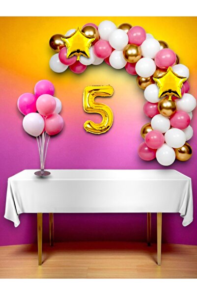 partylady مجموعة ترتيب بالونات على شكل نجمة وديكورات حفلات مجموعة ميجا كومبين