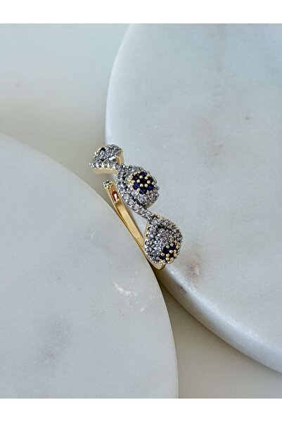 CHARMLUCKY Stone 3 Eye Ring