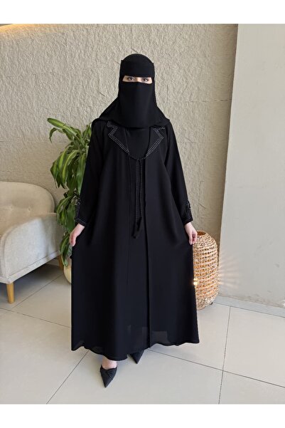 Korean عباية بليزر رسمية – رط من الخصر بتصميم انيق