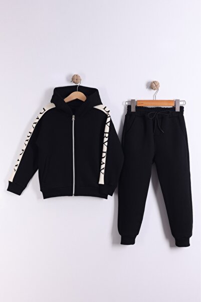 Ahsenimbebe Σετ Φούτερ για αγόρια με χοντρό επένδυση