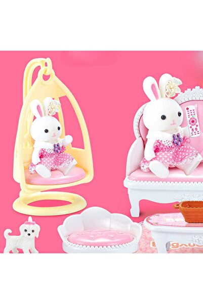 Luminoo SEVİMLİ BAY DREAMY MİNİ TAVŞAN AİLE SALON TAKIM SETİ