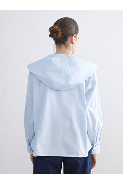 LC Waikiki Sparkling Choices from Shining Store |   Hooded Oversized Women's Shirt