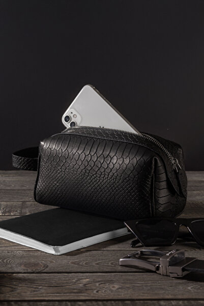 fubileather Genuine Leather Men's Handbag Minimal Travel and Daily