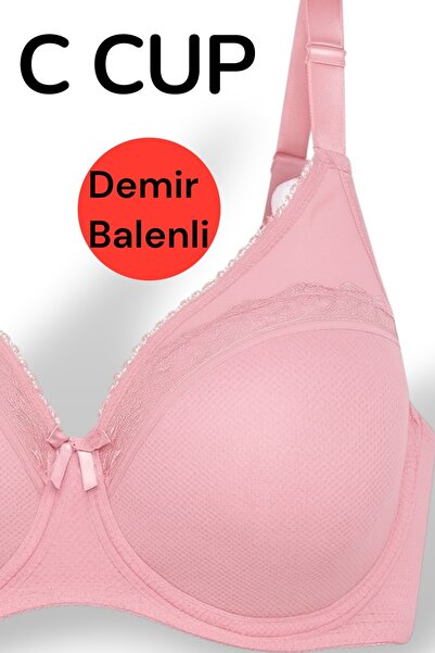 SATTENS Σουτιέν AYSEMIN μεγάλου μεγέθους με ενδιάμεσο στήριγμα, μεγέθους C, χωρίς επένδυση