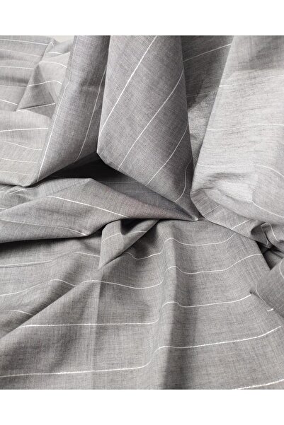 Kumaş Parça Voile de viscoză gri cu sclipici (lățime 145 cm x lungime 75 cm)