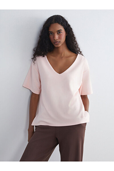 LC Waikiki Γυναικείο T-Shirt με λαιμόκοψη V