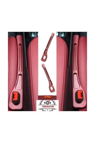 REIHMANN سوزوكي جيمني 2018-2019-2020-2021-2022-2023-2024-2025 مانع انزلاق حواف مقاعد السيارة باللون الأحمر الداكن