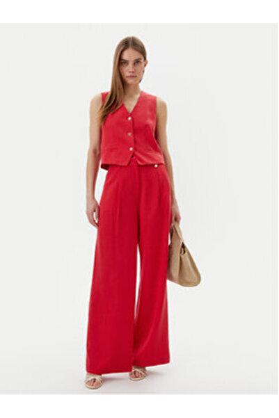 Lola Casademunt Γυναικείο Παντελόνι Palazzo Κόκκινο MAITE BY LOLA-LS2514010 0...