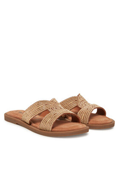 Tamaris Γυναικείες σαγιονάρες χρυσές TAMARIS-1-27113-42 963 Χάλκινο Γυαλιστερό